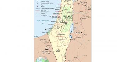 Kaart van israël luchthavens